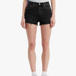 Levi's Black Jean Shorts for Women